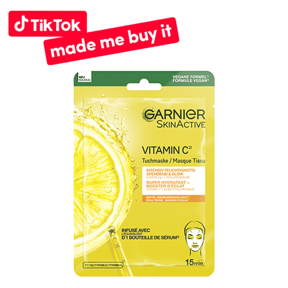 Vitamin C Intensive Moisturising & Glow Sheet Mask
