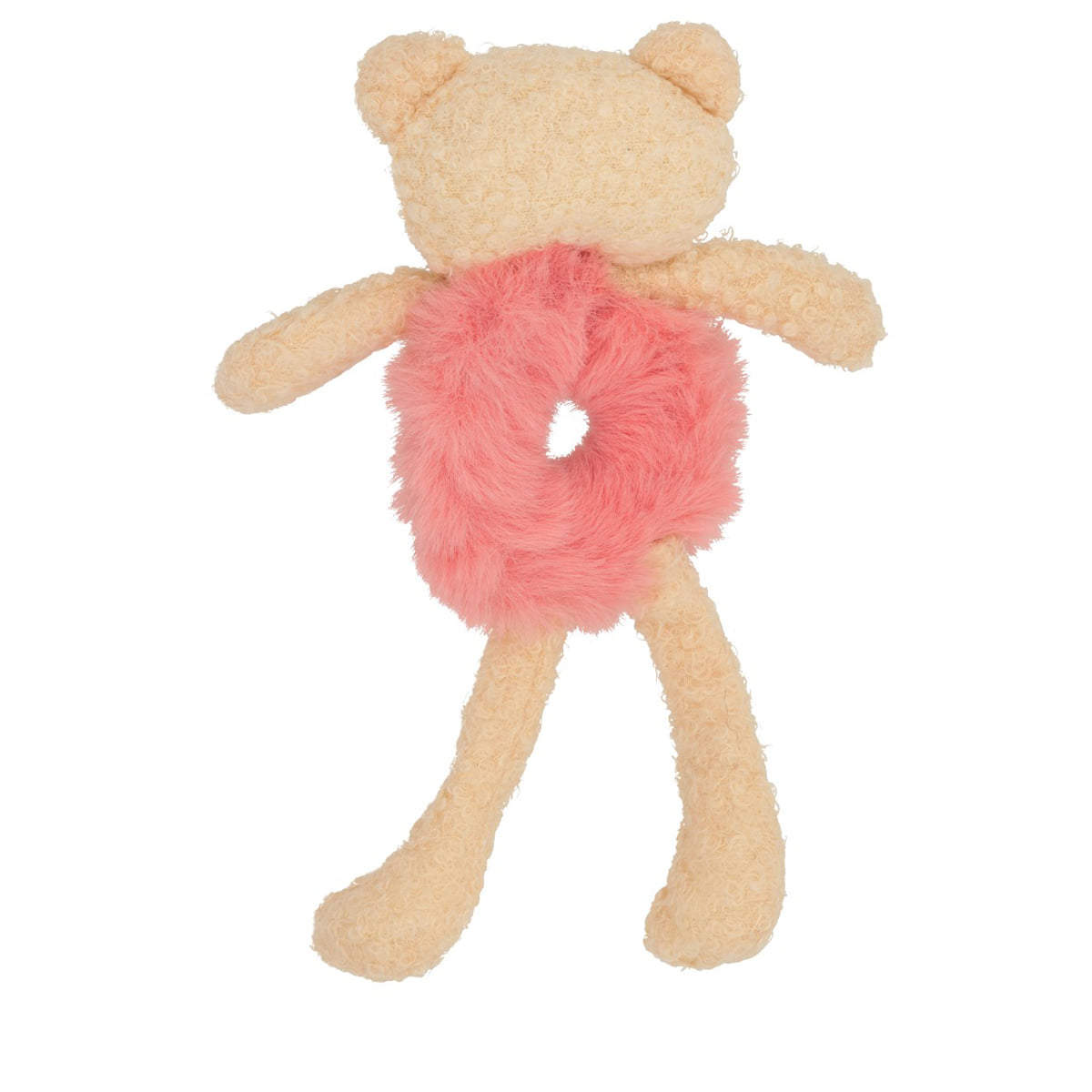 2-Piece Fluffy Hair Tie Set Bear & Bunny