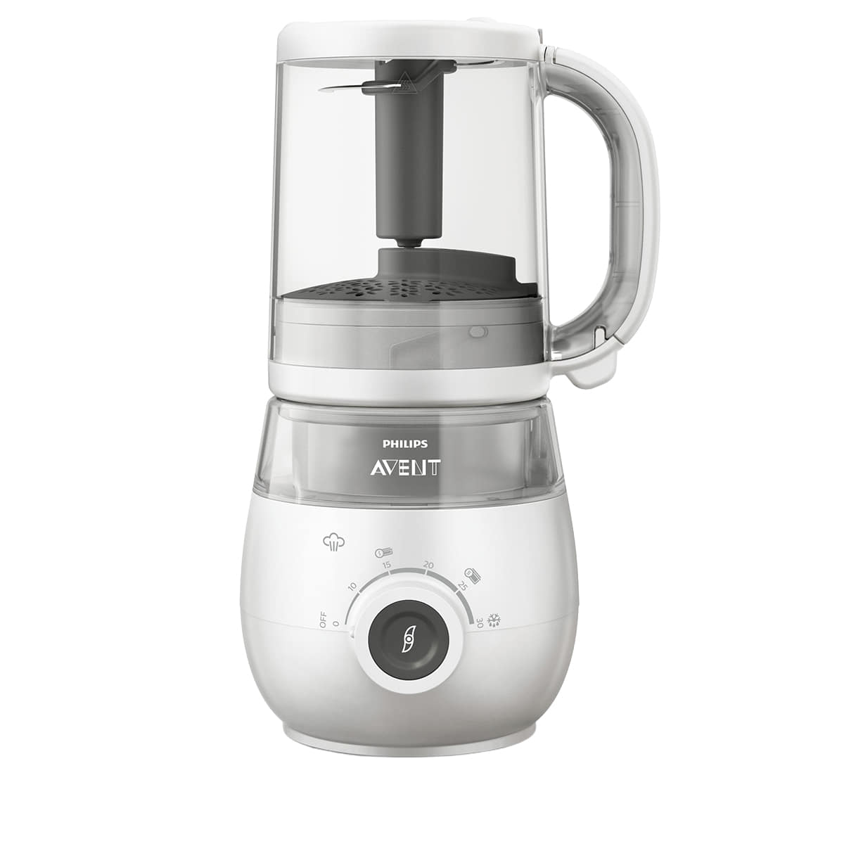 Cuocivapore e frullatore 4 in 1 premium