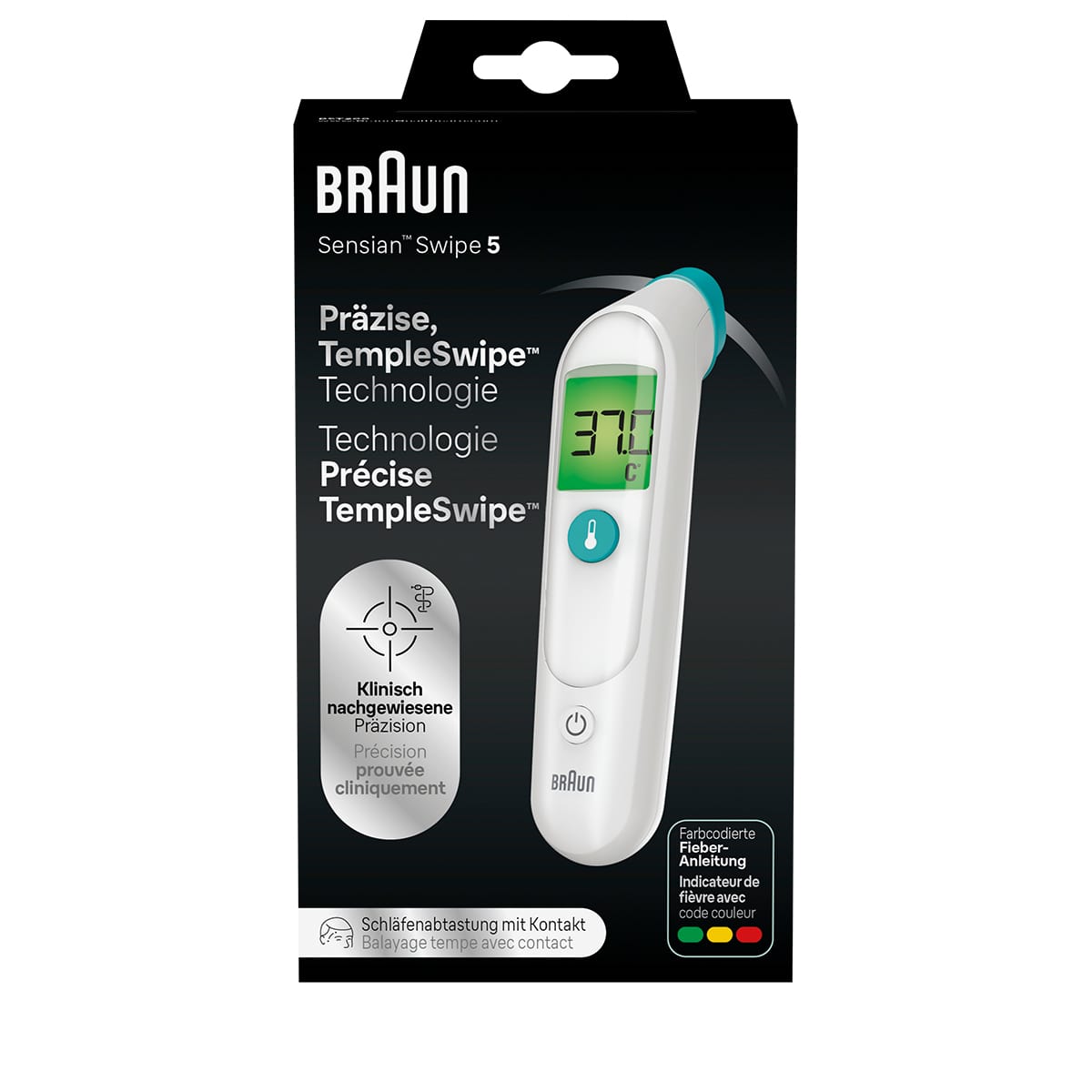 Digitales Schläfen-Thermometer Sensian Swipe 5