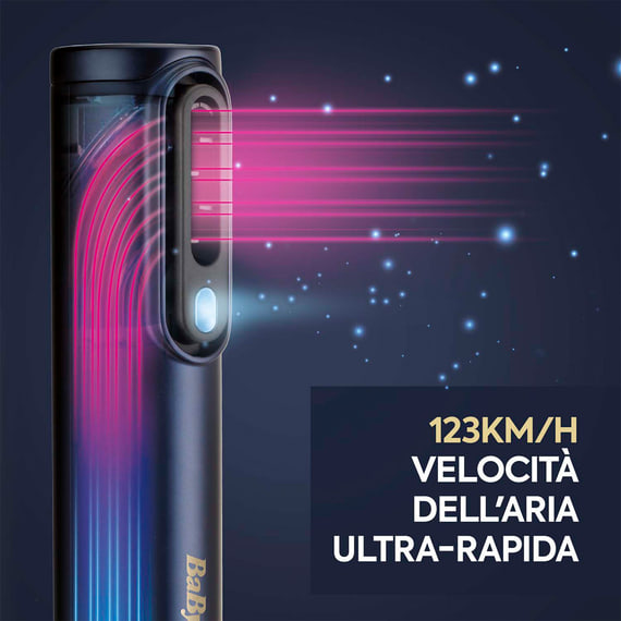 Spazzola ad Aria Air Wand blu/oro AS6550CHE