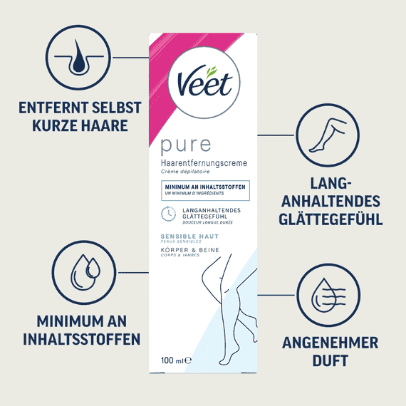 Haarentfernungscreme sensible Haut