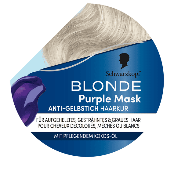 Purple Mask Anti-Gelbstich Effekt