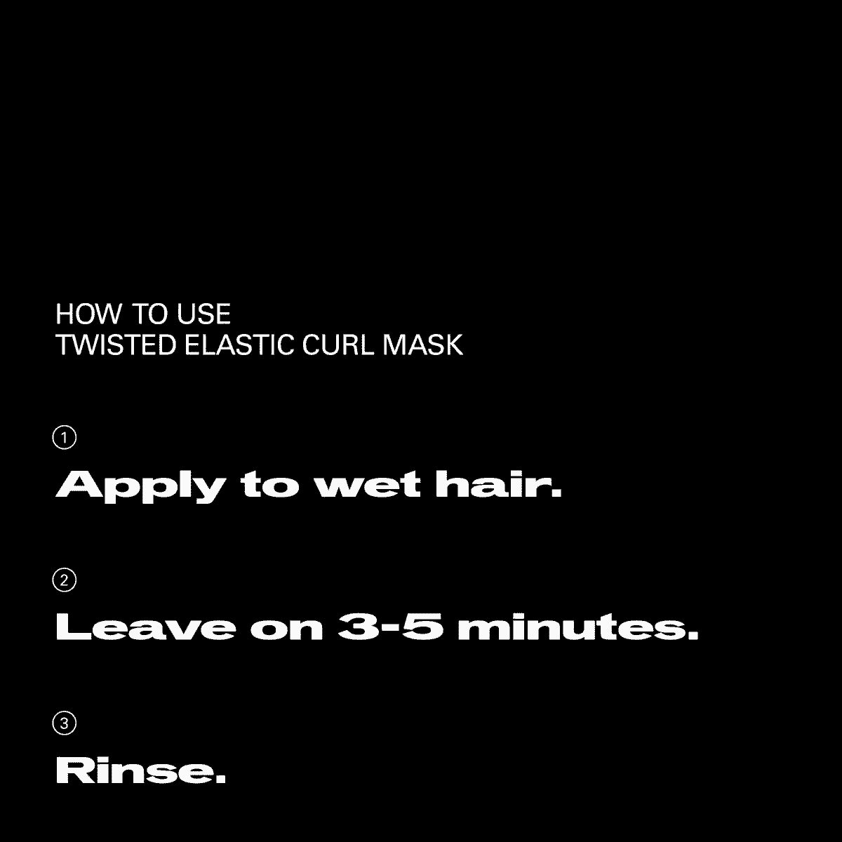 Elastic Curls Mask