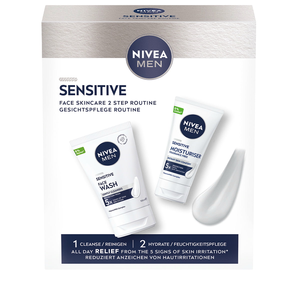 Sensitive Routine Set - Cleansing Gel & Face Care Cream