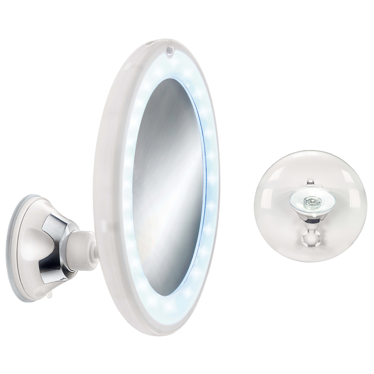 LED-specchio da parete 10 volte Sandra