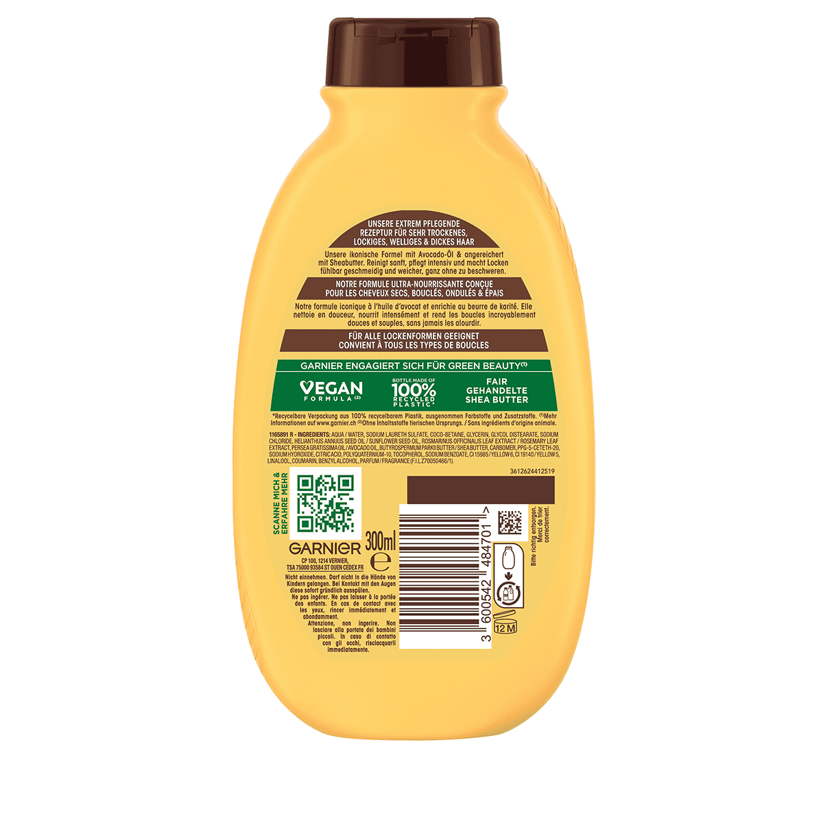 Shampooing Huile d'Avocat et Beurre de Karité