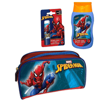 Trousse de toilette avec shampooing et baume à lèvres