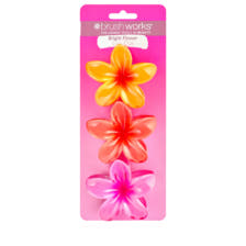Bright Flower Claw Clips