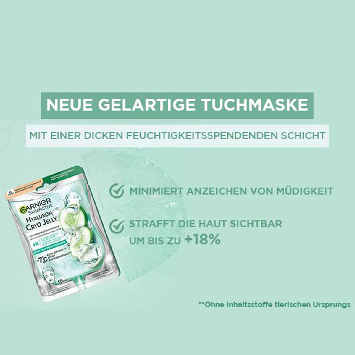 Cryo Jelly Gel-Gesichts Tuchmaske