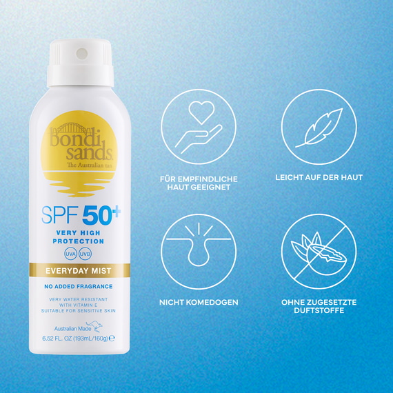 SPF50+ Everyday Aerosol Mist Spray