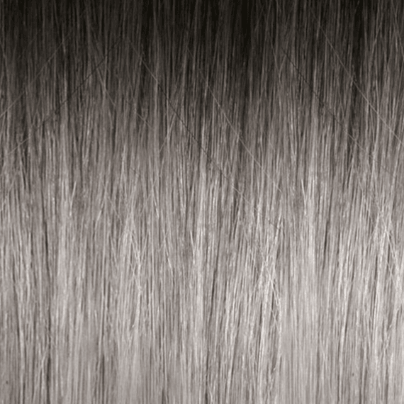 Tape Extensions 40/45 cm - Ombre 1B/Silver, black/silver