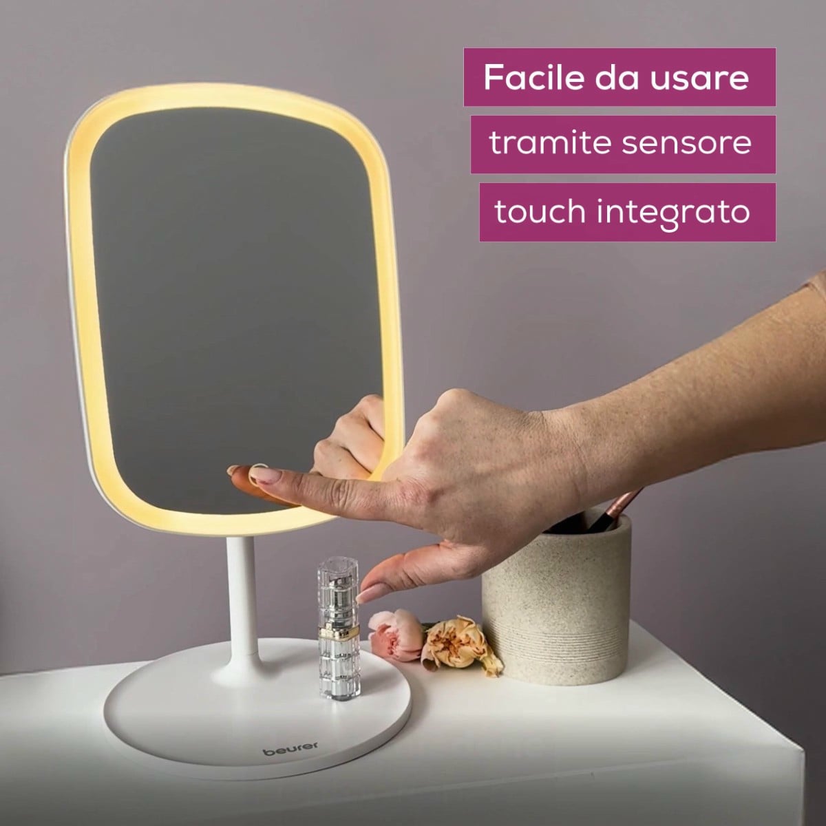 Specchio Cosmetico Illuminato BS 47