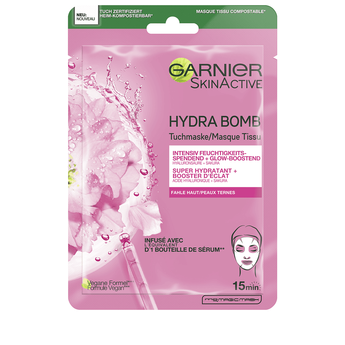 Hydra Bomb Maschera di panno Sakura per la pelle scura