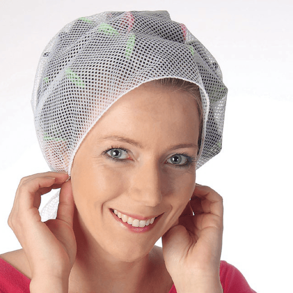 Voile de coiffure triangulaire blanc