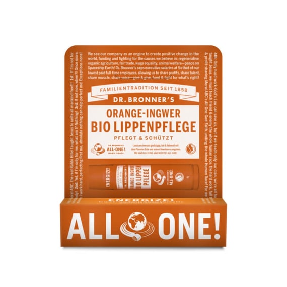 Organic Lip Balm  - Orange Ginger