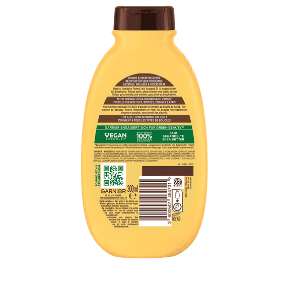 Shampooing Huile d'Avocat et Beurre de Karité
