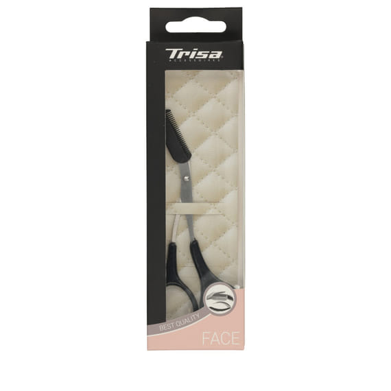 Ciseaux pour sourcils avec peigne
