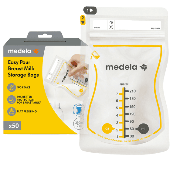 Easy Pour Muttermilchbeutel – 50 Stk.