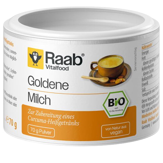 Poudre de lait doré biologique