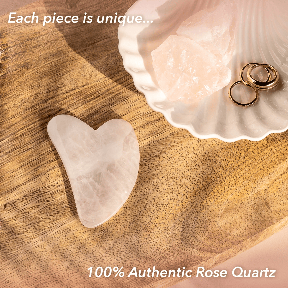 Gua Sha Rose Quartz