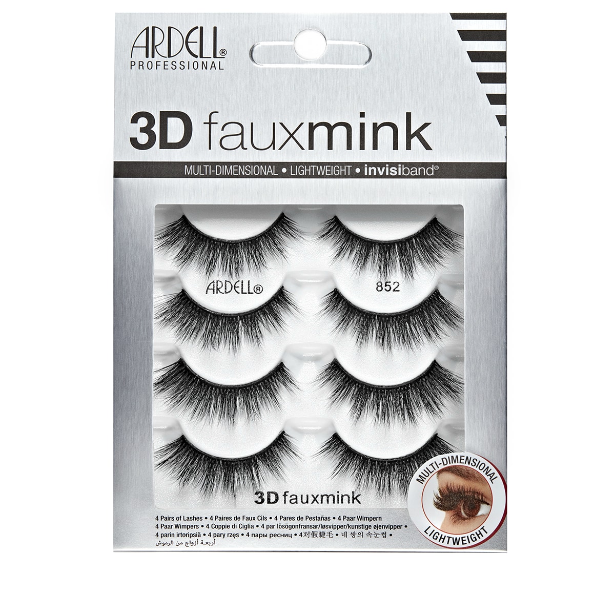3D Faux Mink 852 Multipack - 4 Paar