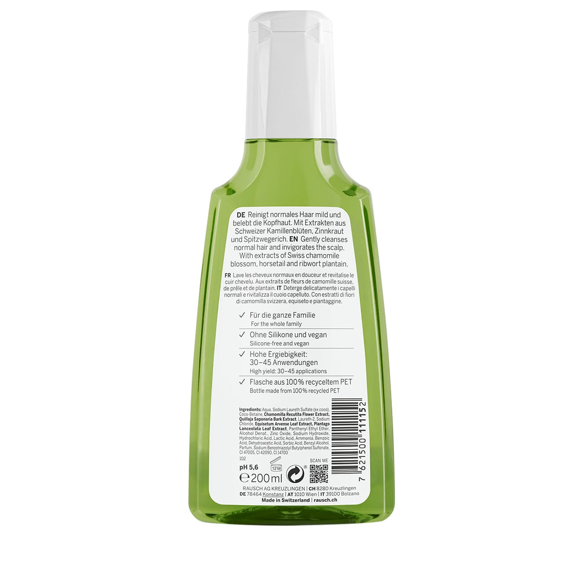 Pflege-Shampoo mit Schweizer Kräutern