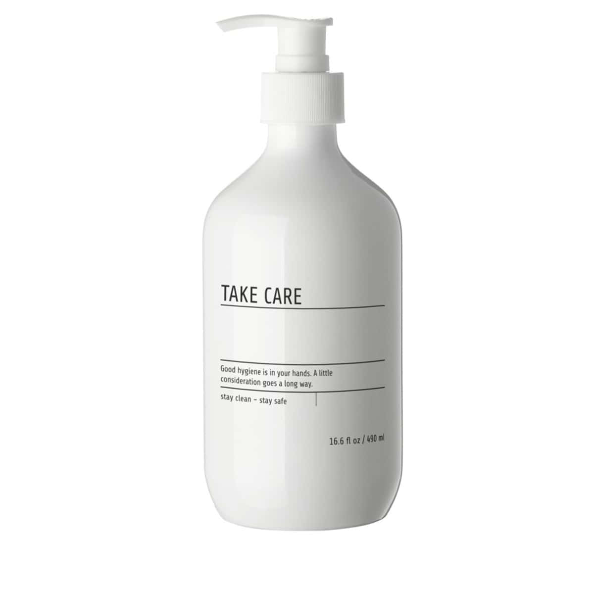 Take Care - Bottle with Pump & Label