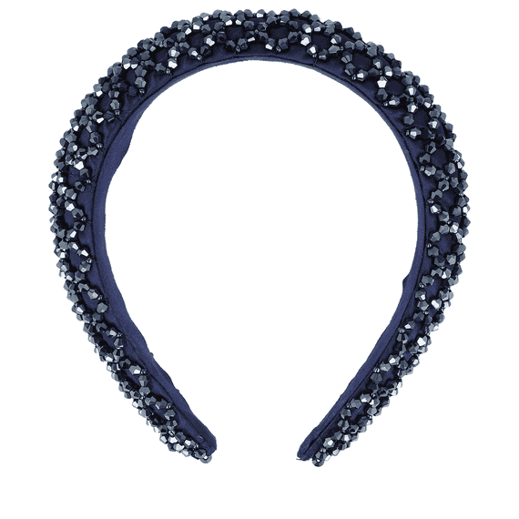 Cerchietto imbottito con strass