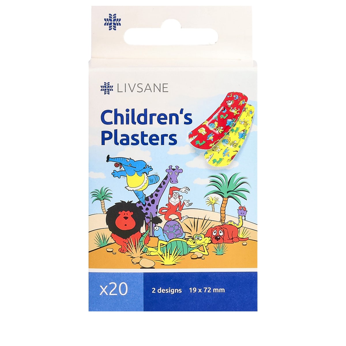 Pansements enfants animaux rigolos - 20 pcs.