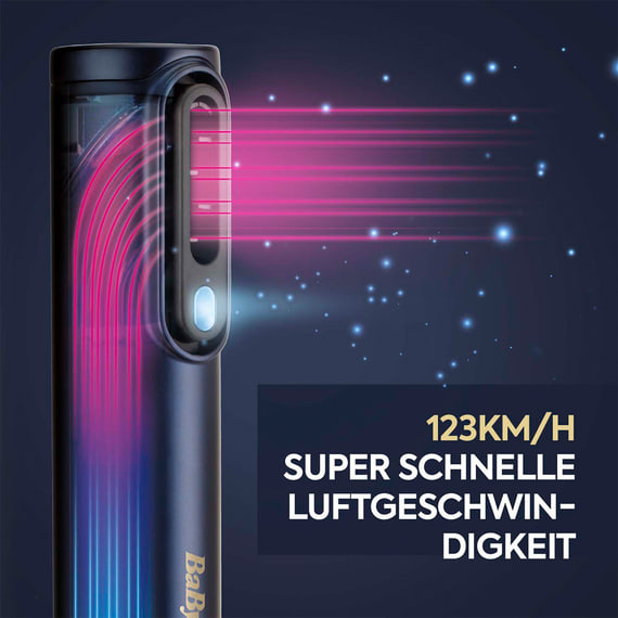Warmluftbürste Air Wand Blau/Gold AS6550CHE