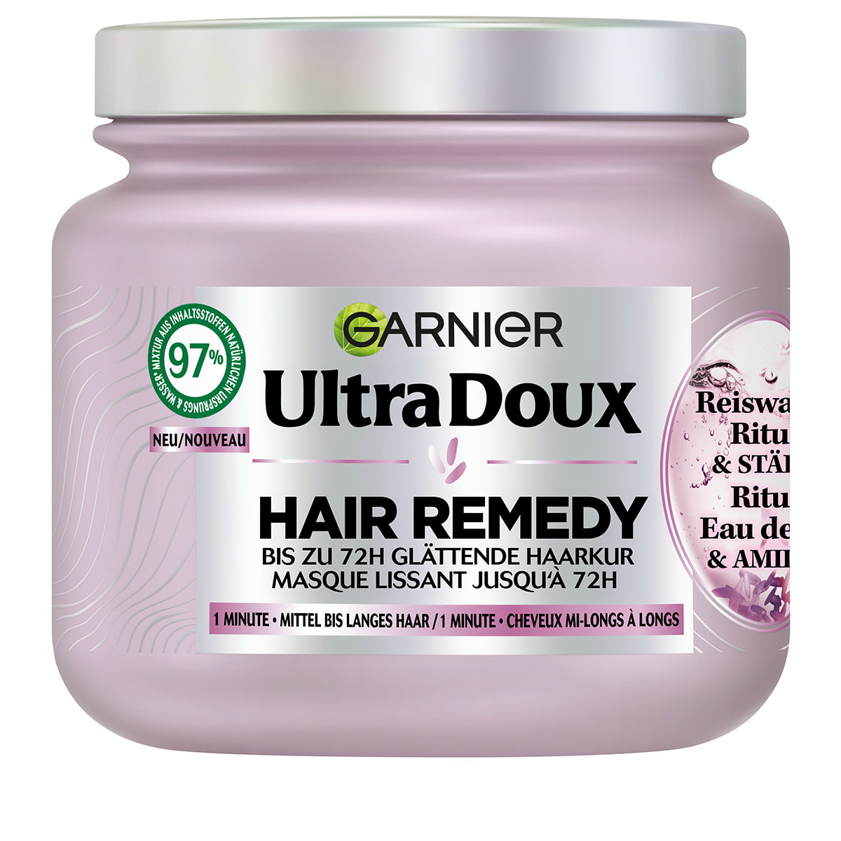 1-Minute Hair Mask Rice Water Ritual & Strength