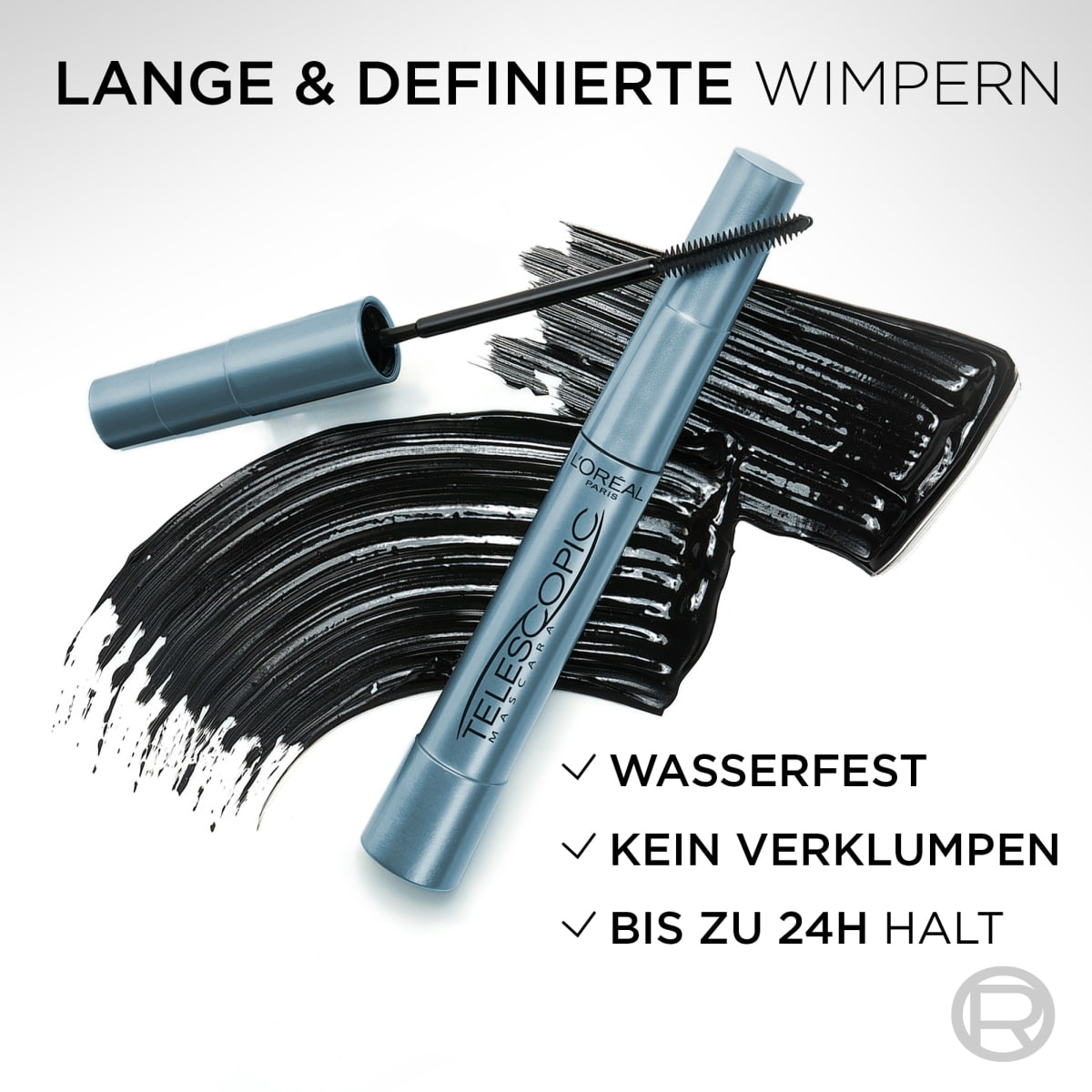 Telescopic Waterproof Mascara Black