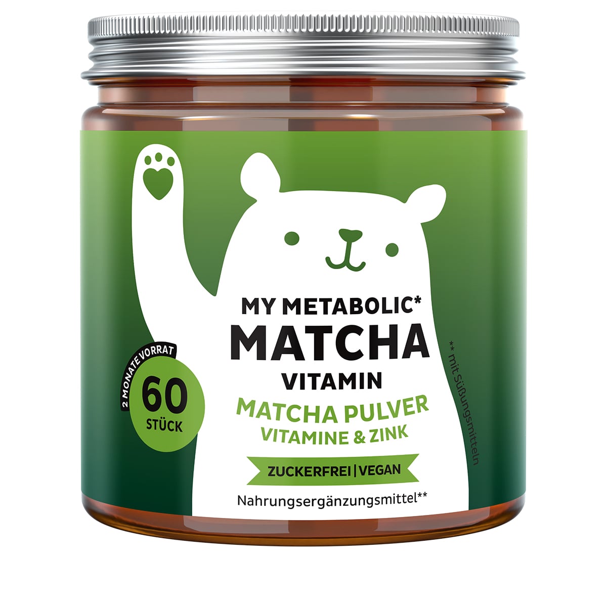 My Metabolic Matcha Vitamin - 60 Bears