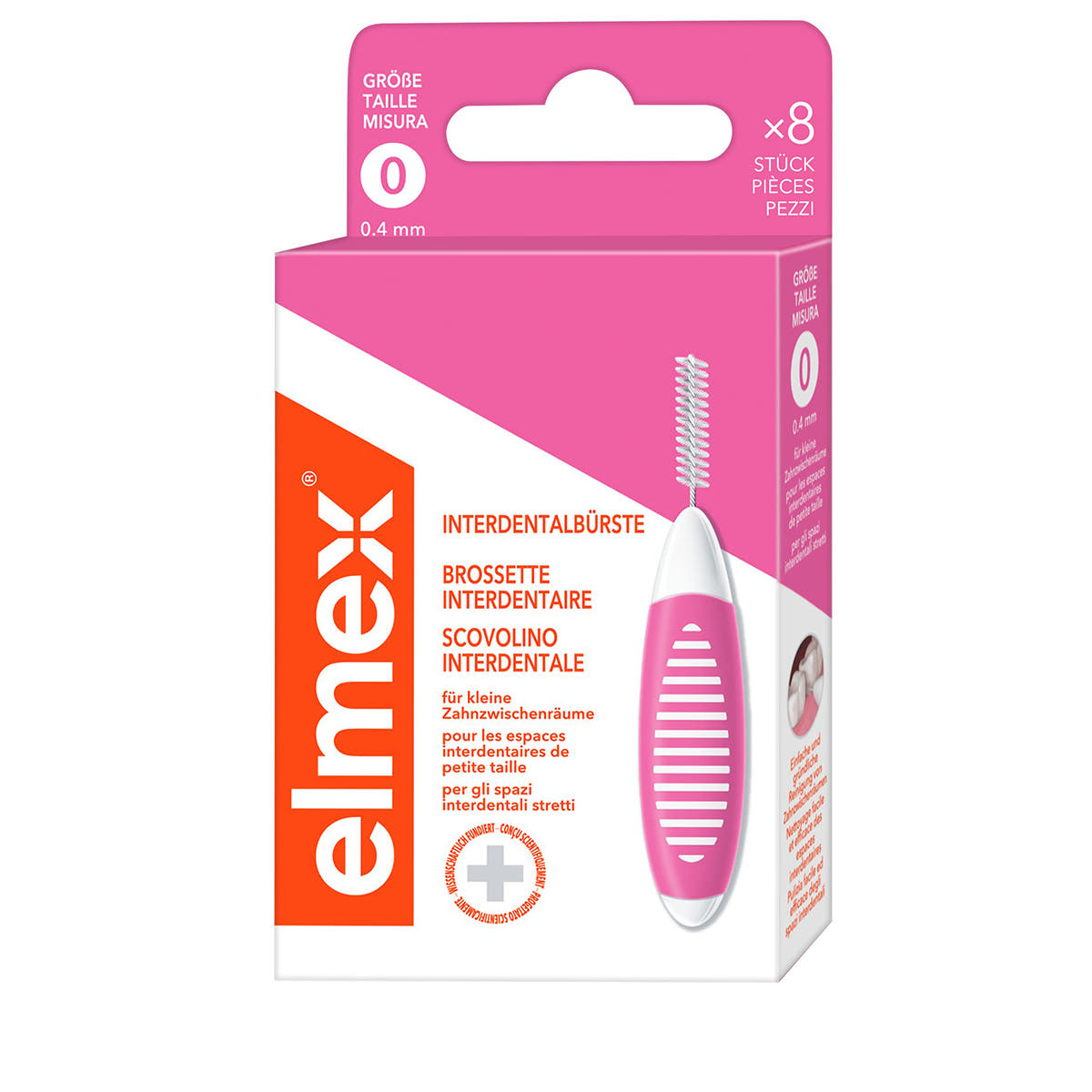 Brosses Interdentaires - Taille 0 / 0.4 mm (Rose)