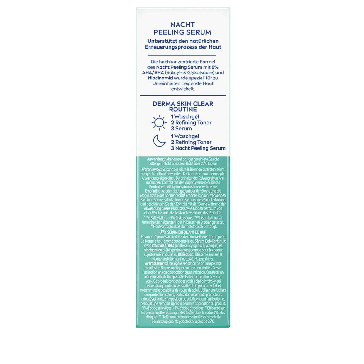 Derma Skin Clear Night Peeling Serum