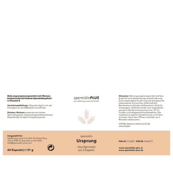 Spermidin Ursprung