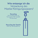 Mizellar-Reinigungswasser mit Traubenwasser