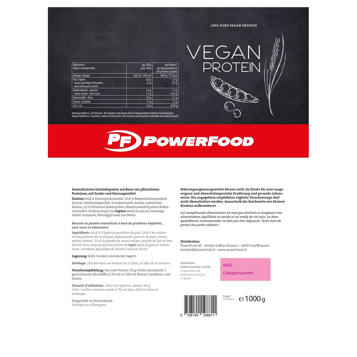 Vegan Protein Chocolate