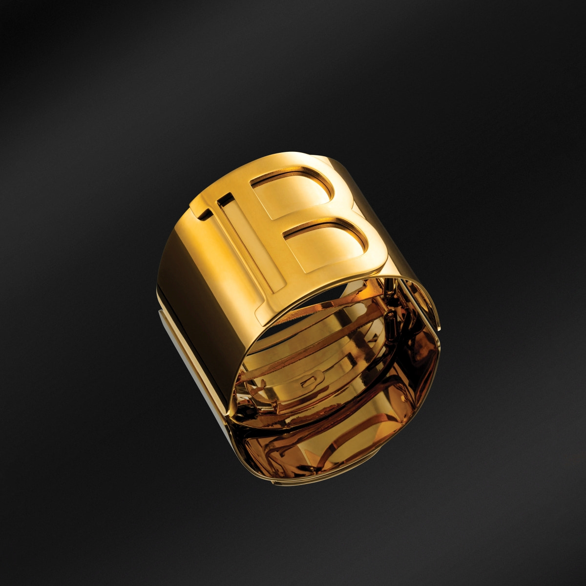 Balmain HC Gold Plated Clip L Logo
