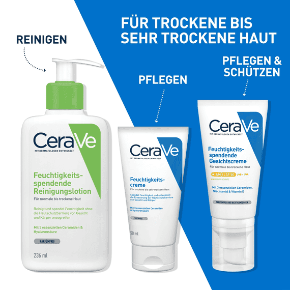Feuchtigkeitscreme für trockene Gesichts- und Körperhaut