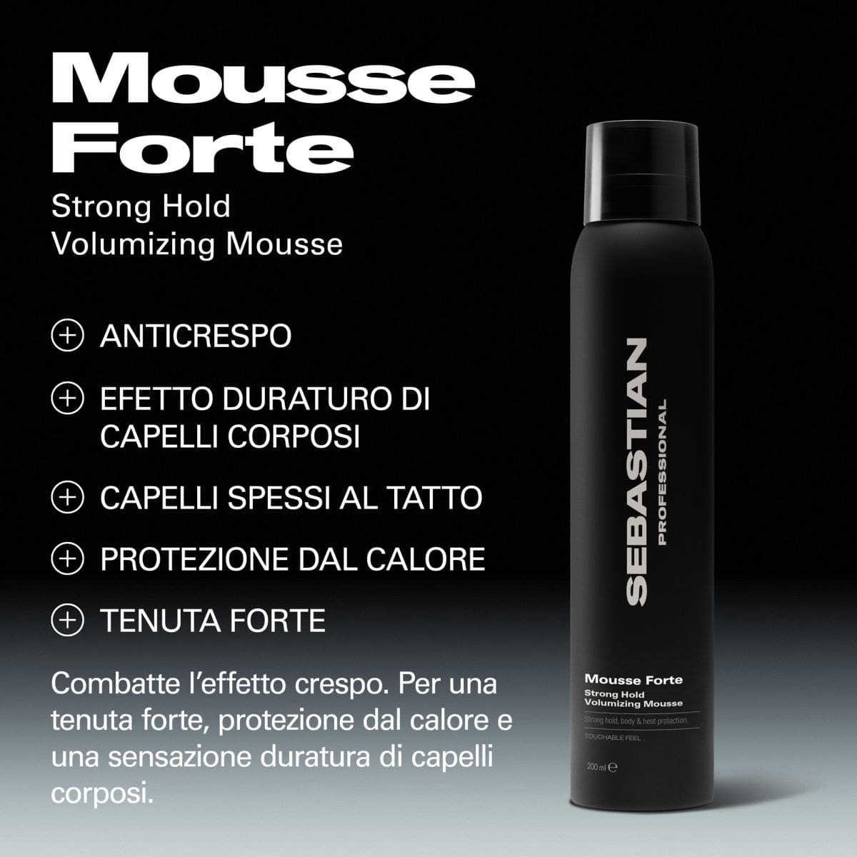 Strong Hold Volumising Mousse