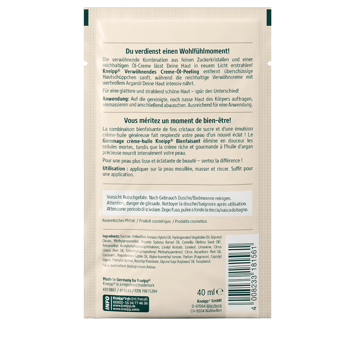 Pampering Cream-Oil Peeling