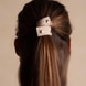 Leather Band Short Bendable Rivets Cream / Silver Rivets
