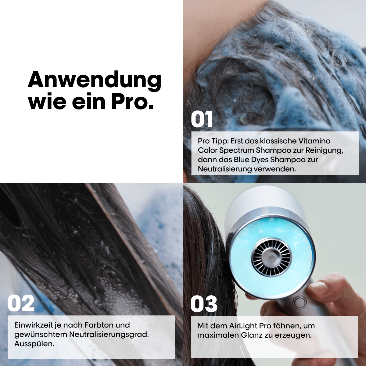 Vitamino Color Spectrum Blue Dyes Neutralizing Shampoo