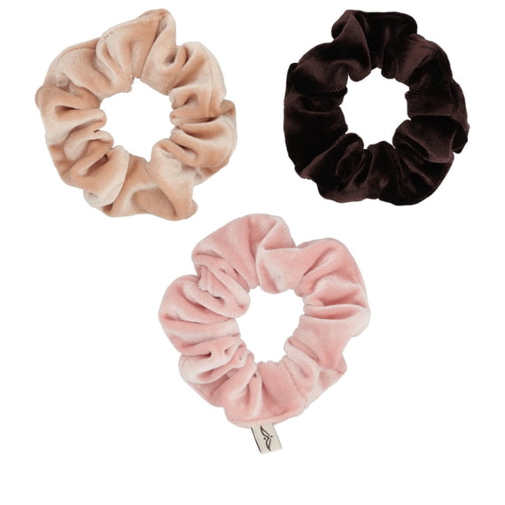 Scrunchie Yoga - Rosa, Nude, Marrone Scuro