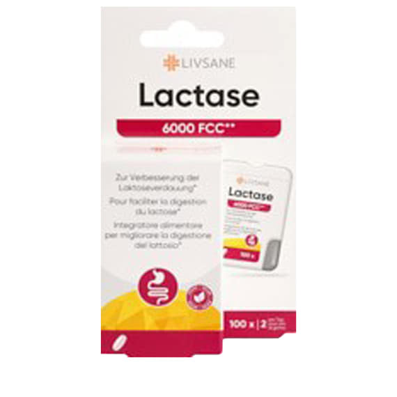 Lactase 6000 FCC - 100 comprimés