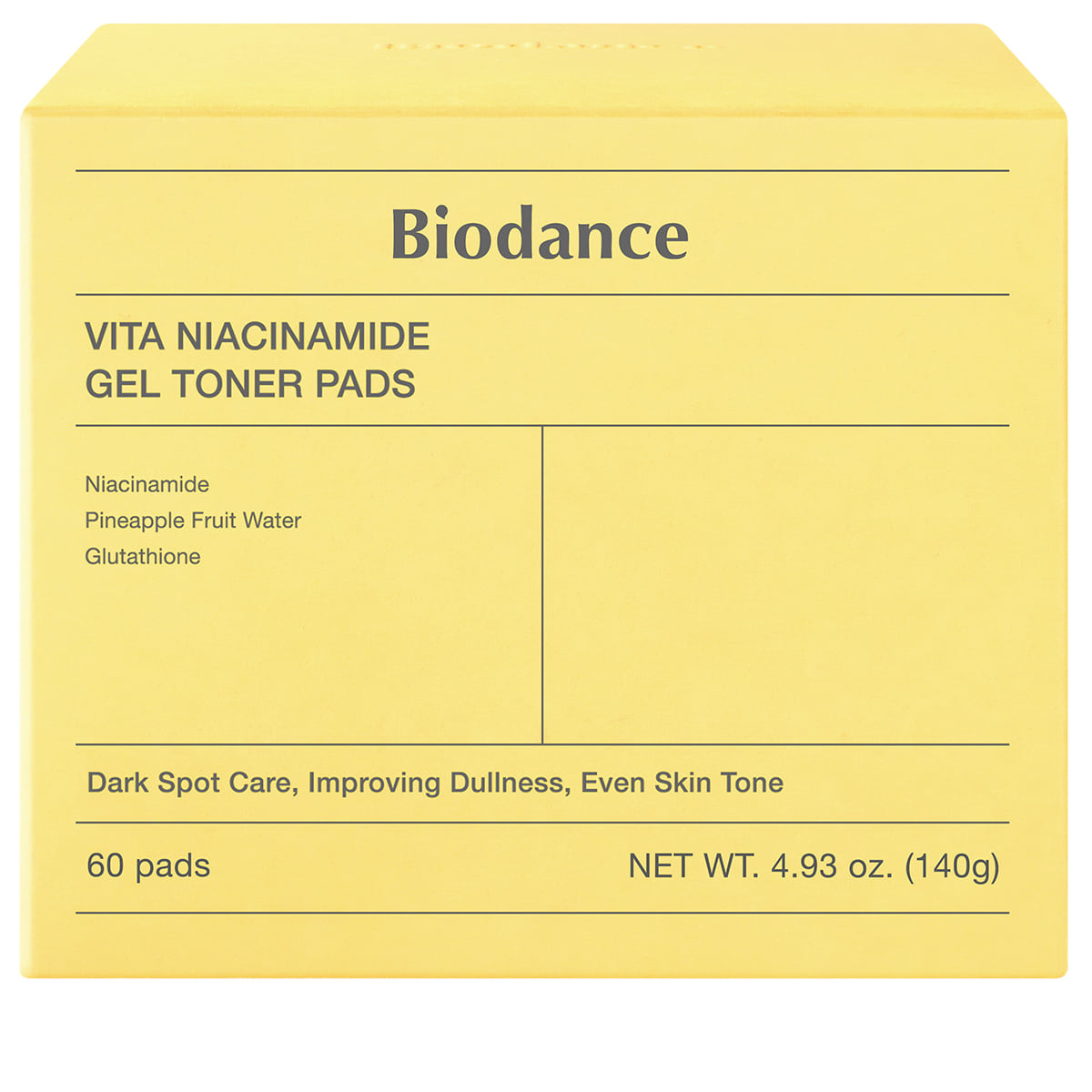 Vita Niacinamide Gel Toner Pads - 60 Pads
