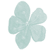 Flower Clip - Mint