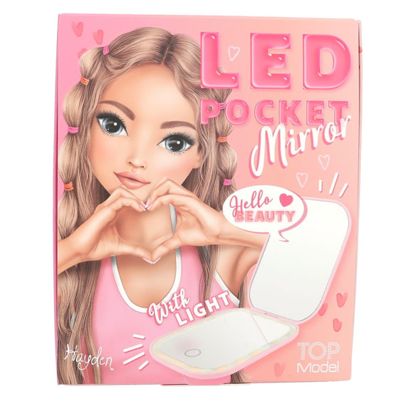 Miroir de poche LED